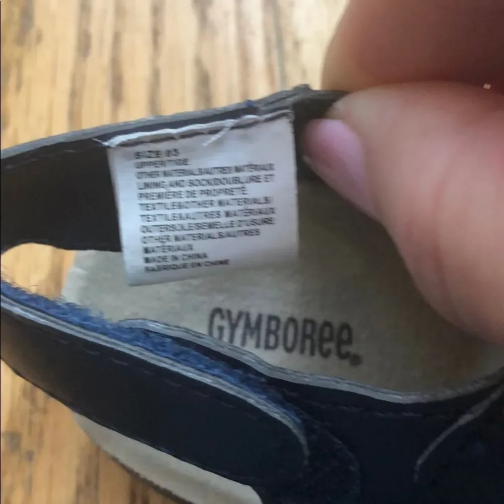 🍭*6/$30* Gymboree navy buckle Velcro sandals - 3